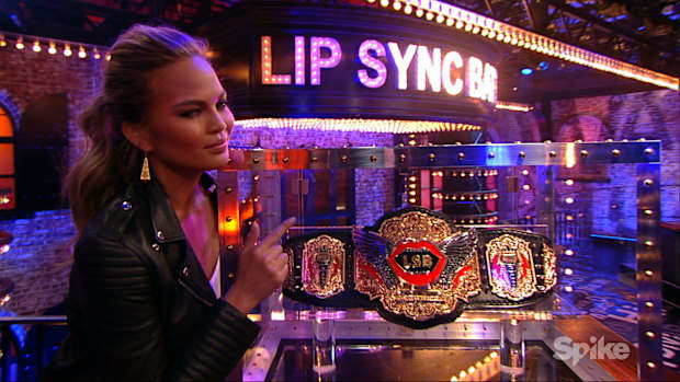 Chrissy Teigen in Lip Sync Battle reel (image)